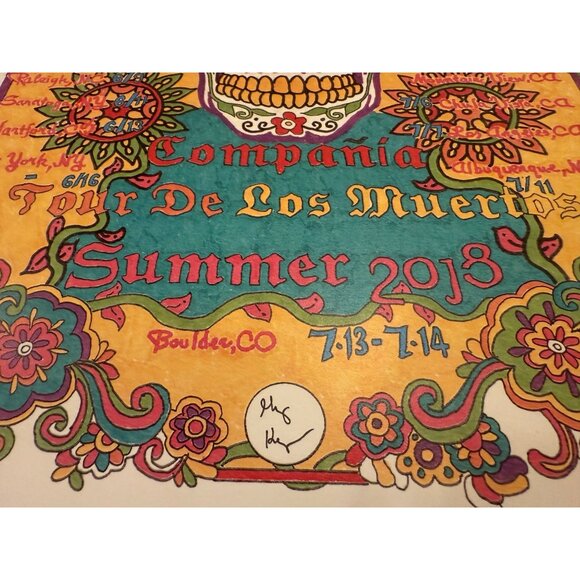 Compania Tour De Los Muertos Day Of The Dead Tour Poster Boulder Co 2018 - Picture 6 of 14